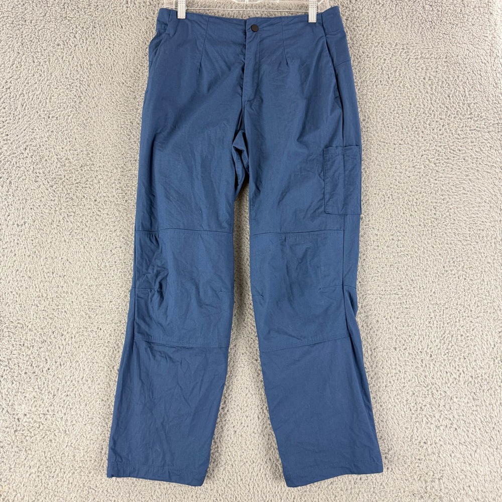 The North Face Routeset Pants Womens 8 Blue Ripstop Climbing Cargo UPF NF0A5J8H
